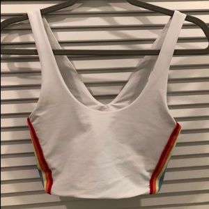 Spiritual Gangster White Crop Top